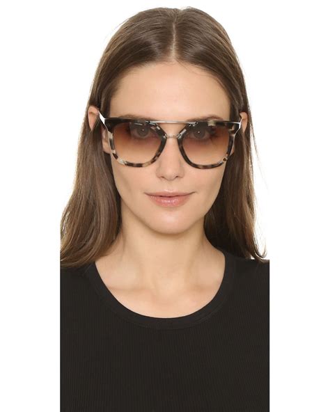 prada thick frame sunglasses|prada sunglasses clearance.